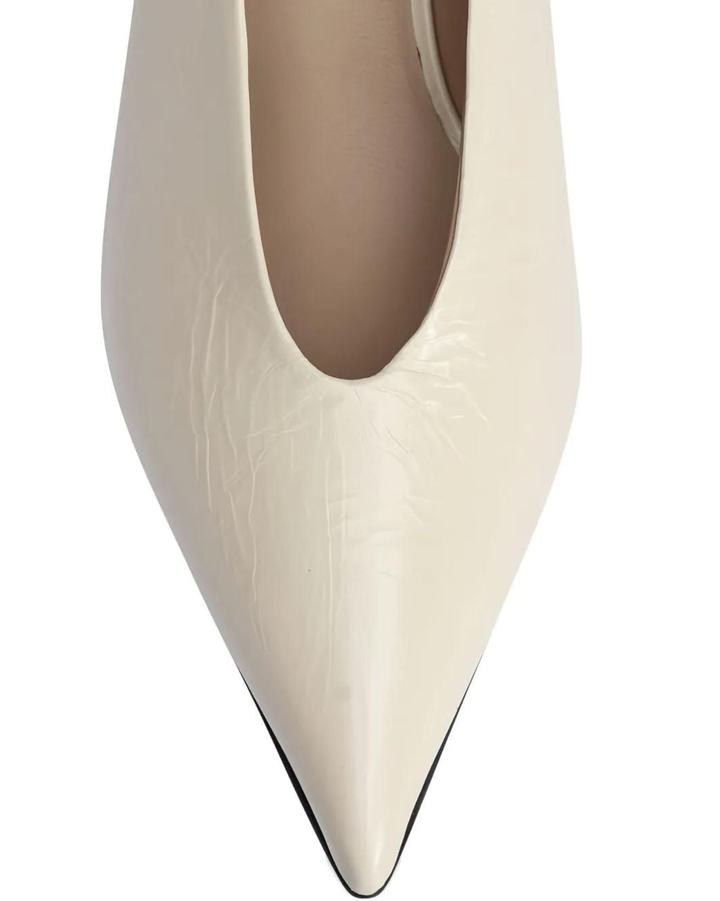 Le Monde Beryl Natural Babouche Kitten Pumps
