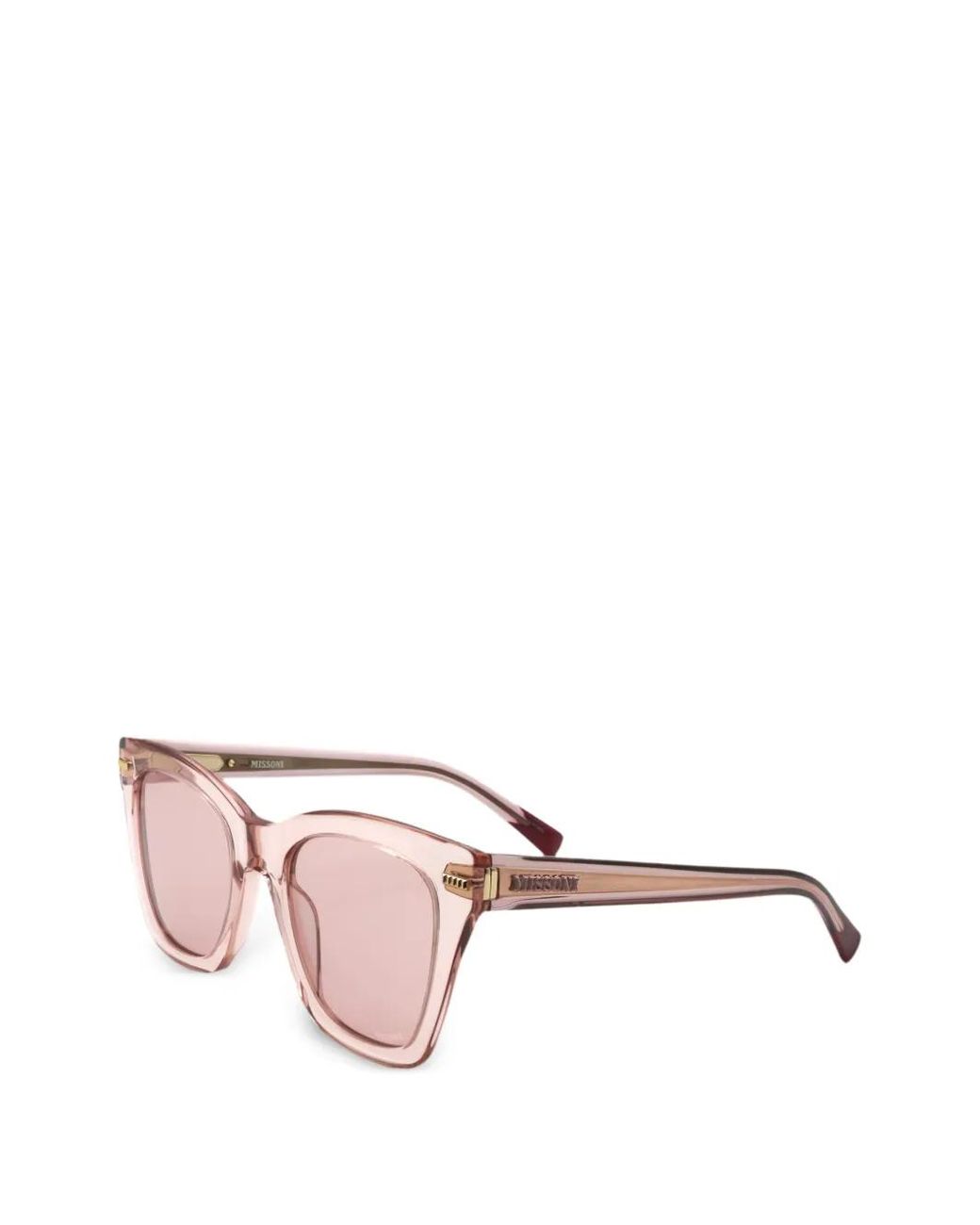 Missoni Pink Square-Frame Sunglasses