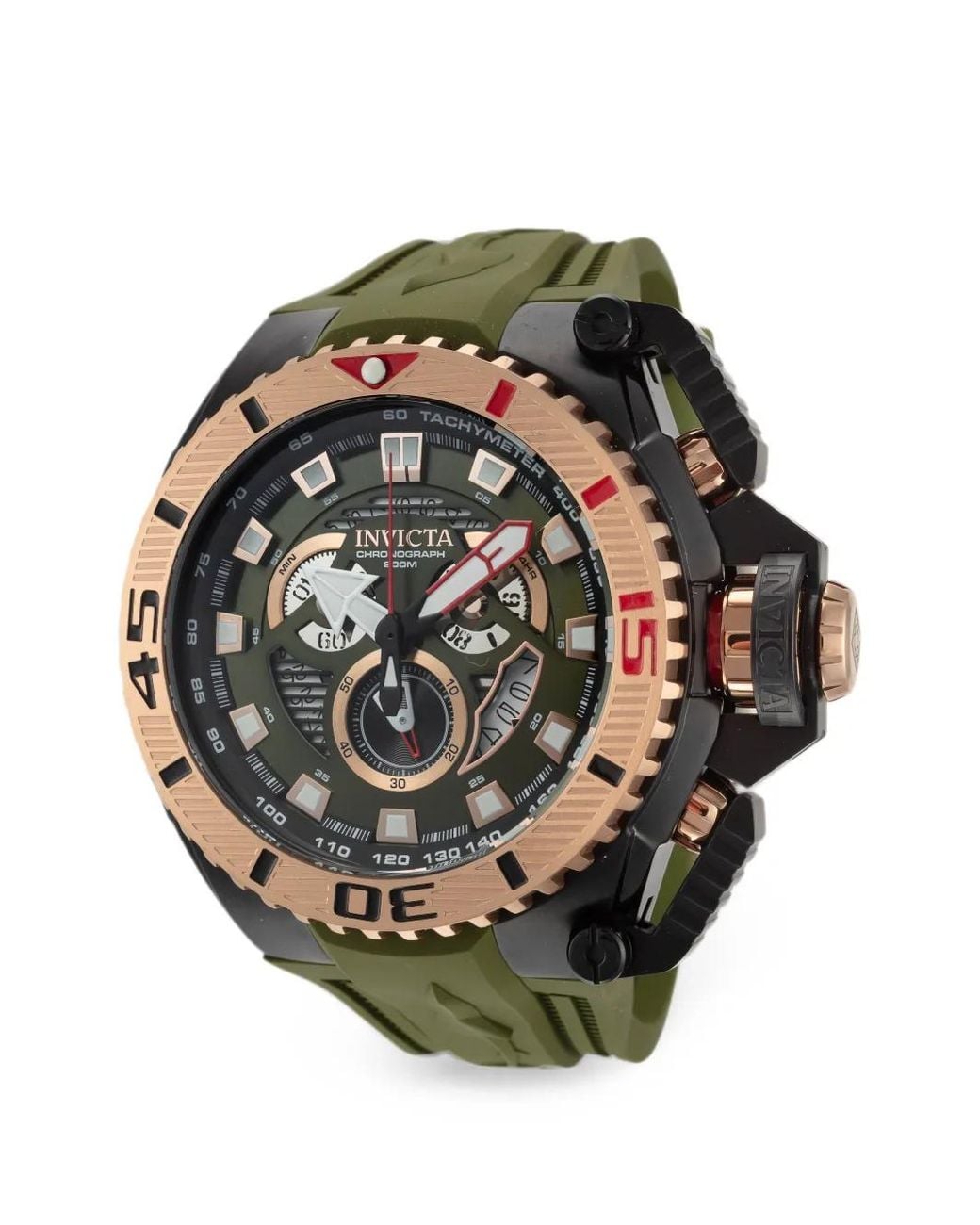 INVICTA WATCH Green Montre Sea Hunter Chronograph Mm for men