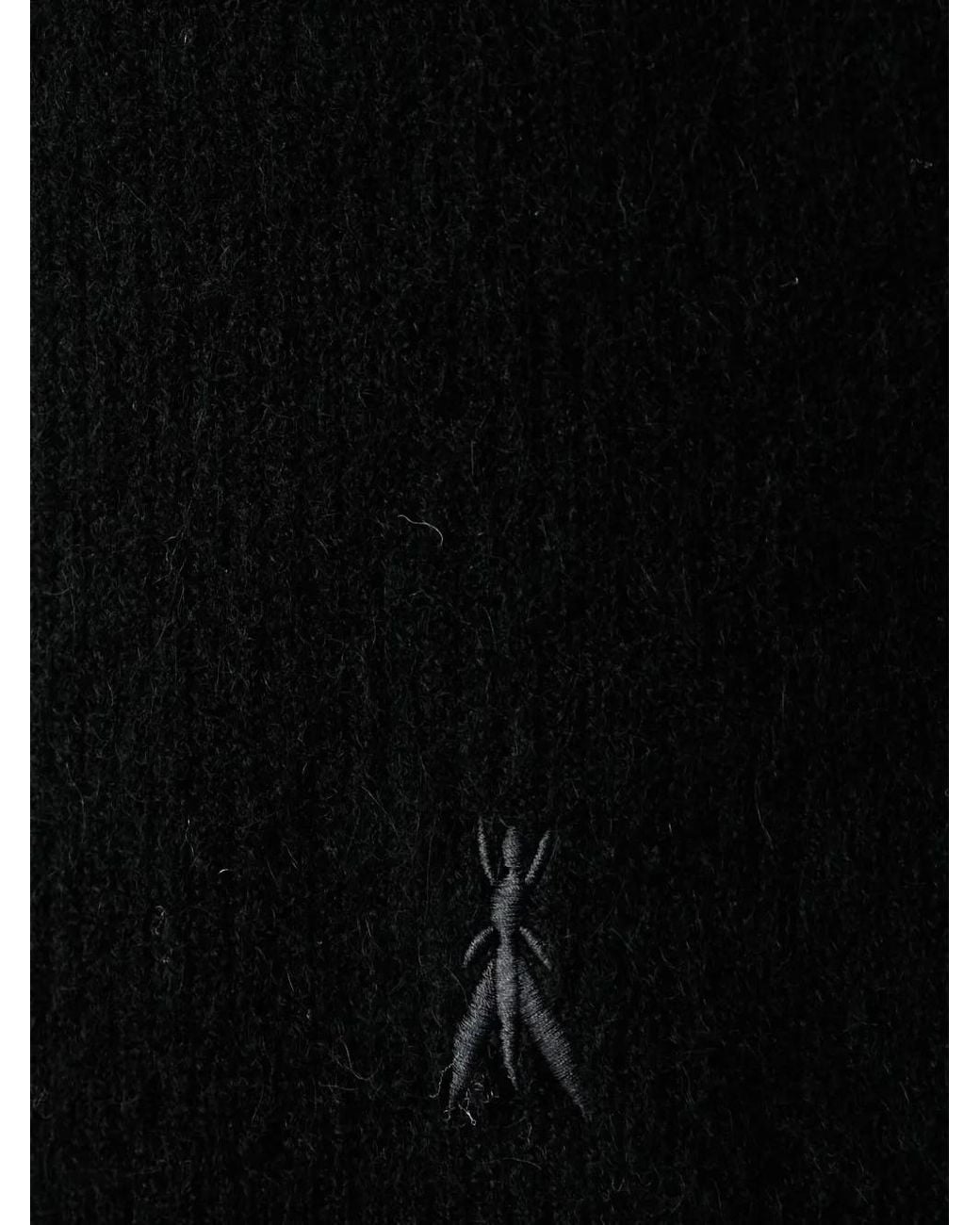 Patrizia Pepe Black Hooded Knitted Vest