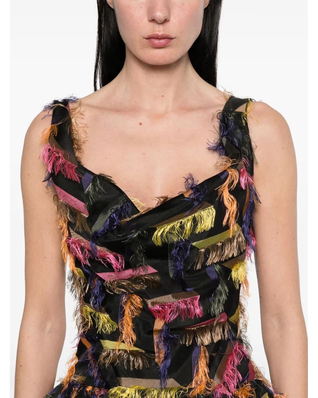VIVIENNE WESTWOOD ジャージーマキシドレス Vivienne Westwood Sunday Garden マキシドレス | Lyst