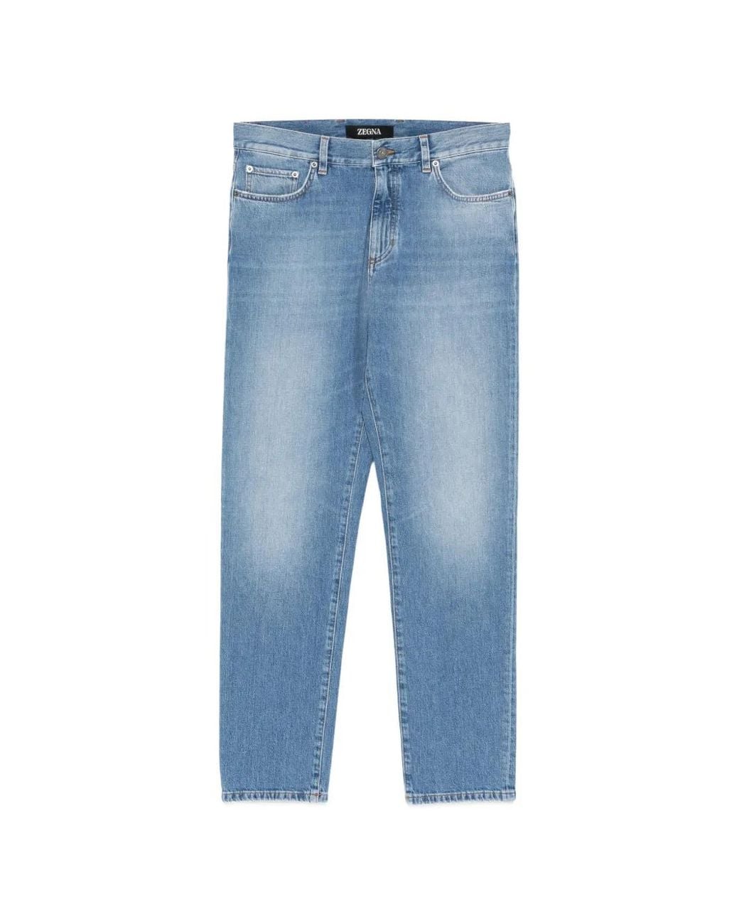 Zegna Blue Slim-Fit Jeans for men