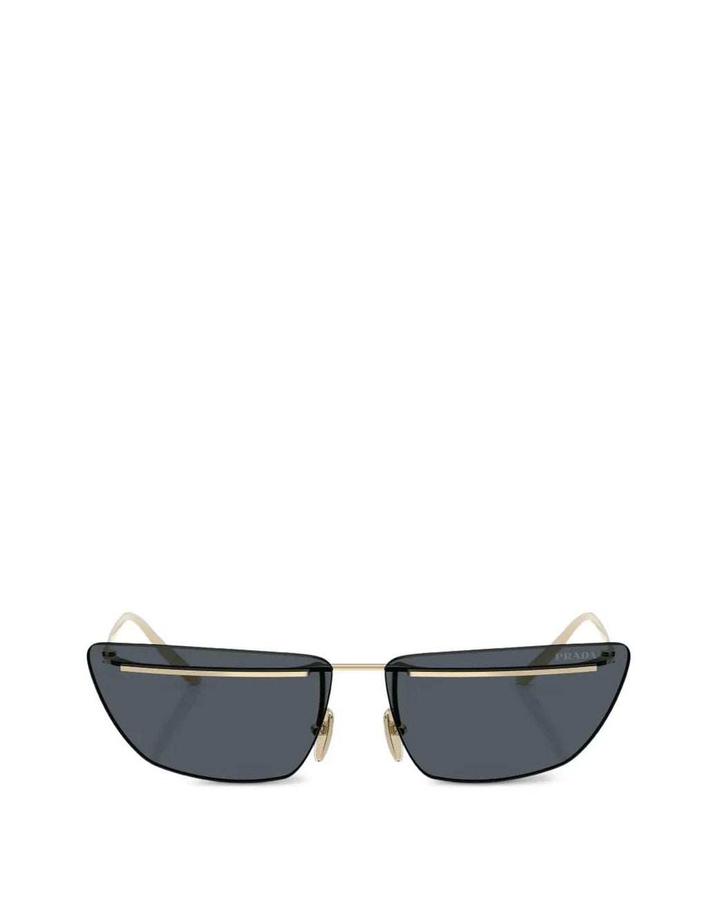 Prada Gray Cat-Eye Sunglasses