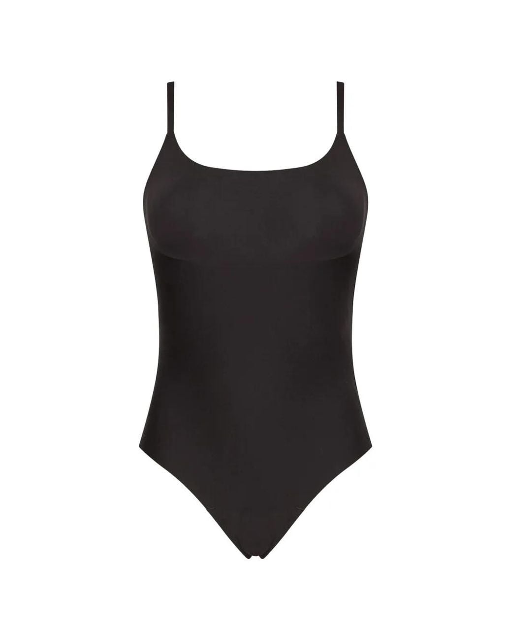 Spanx Black Seamless Thong Bodysuit