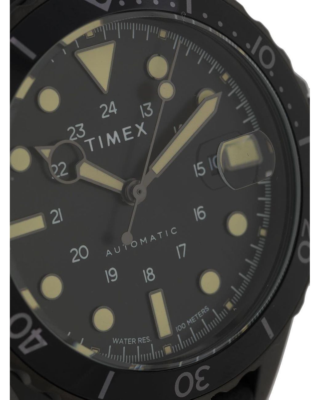 Timex Navi Xl Automatic Watch in Black for Men | Lyst