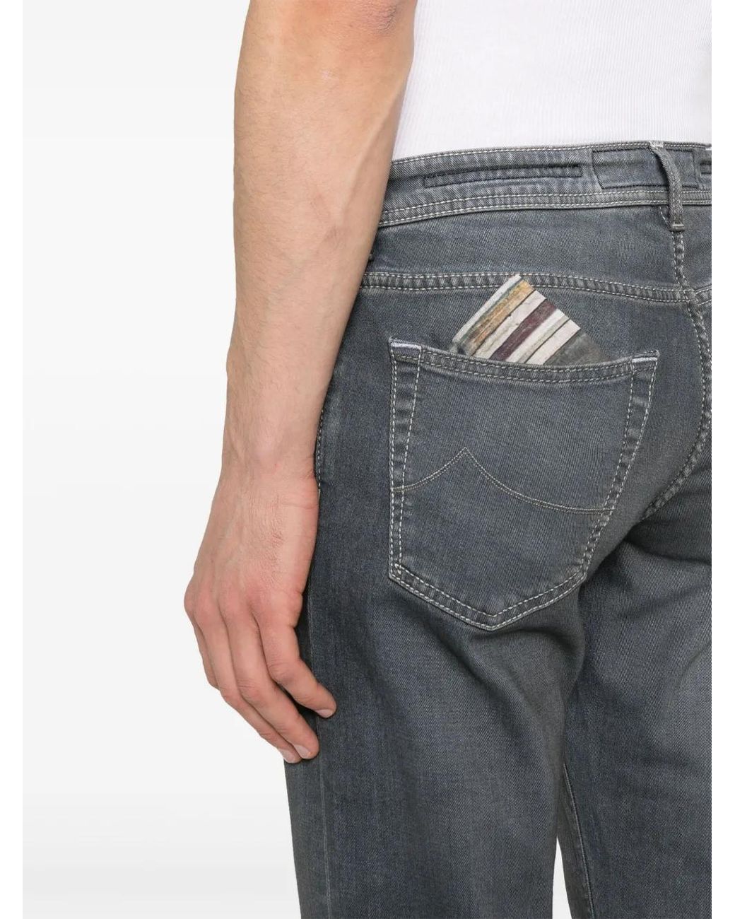 Jacob Cohen Blue Nick Slim-Fit Jeans for men