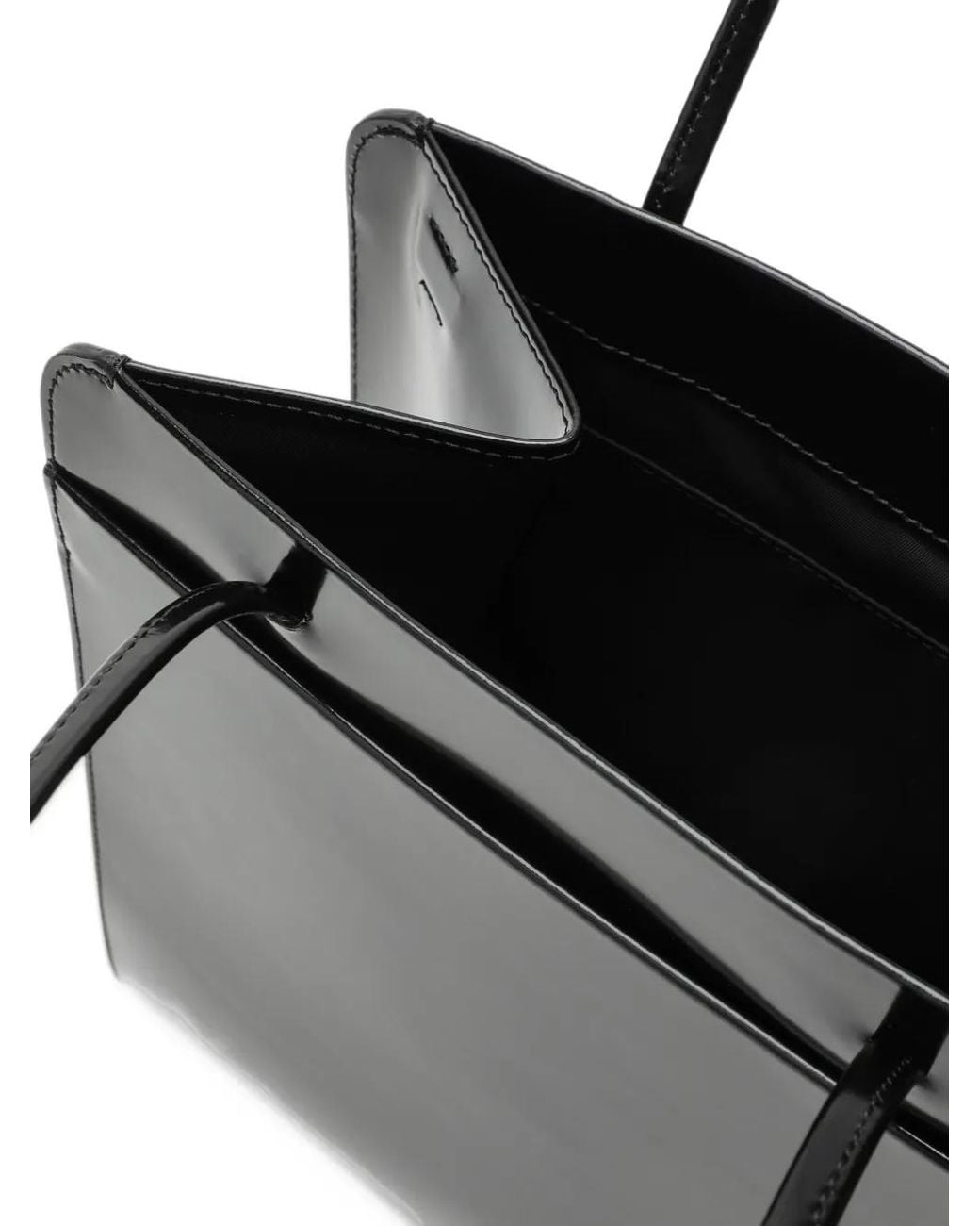 Faune Black Lisse Tote Bag