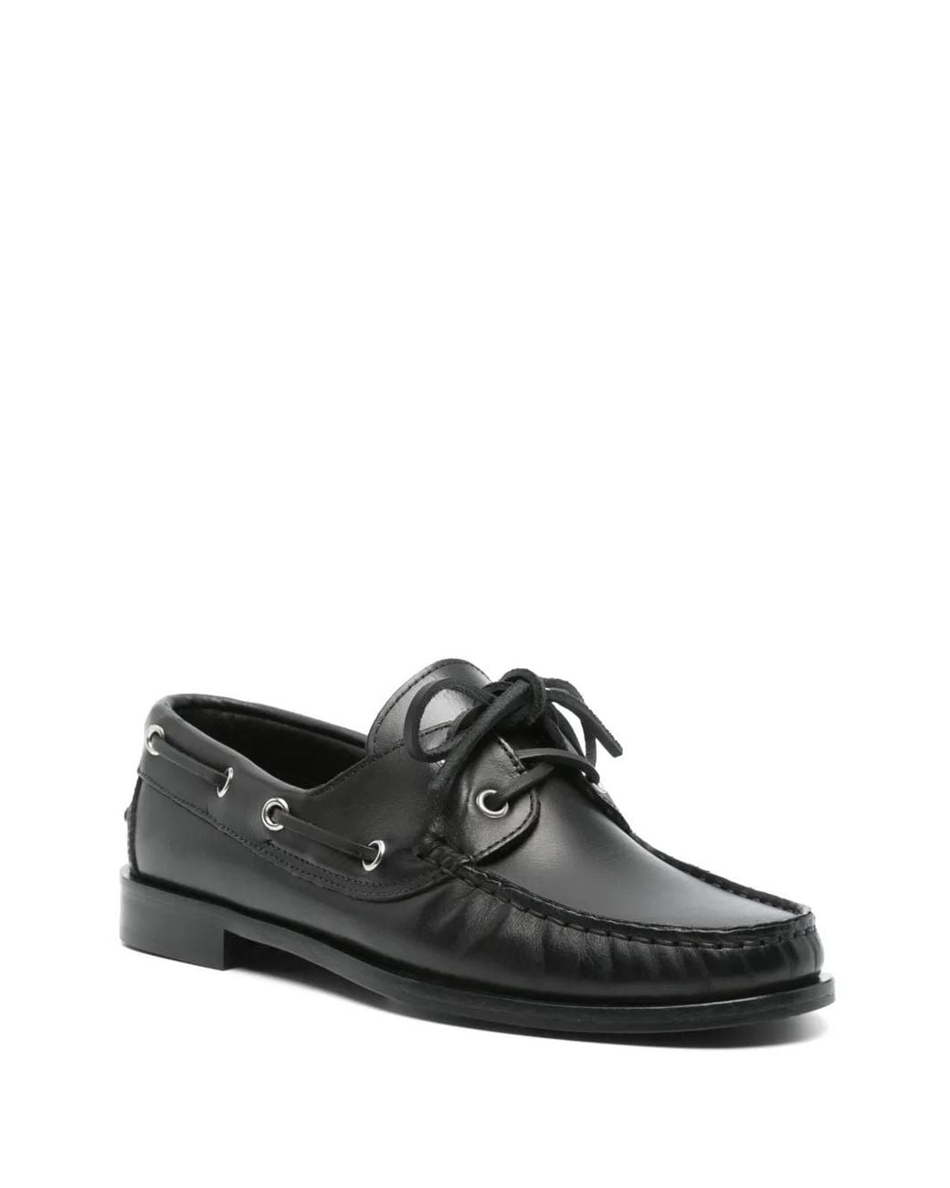 Aeyde Black Harris Loafers