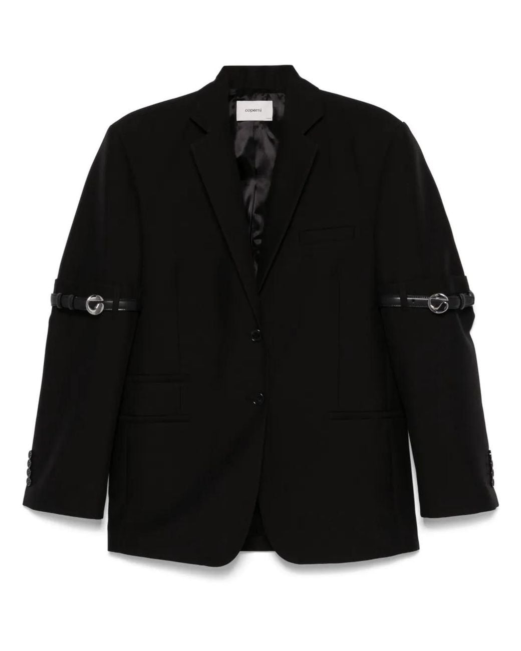 Coperni Logo Geknoopte Blazer in het Black