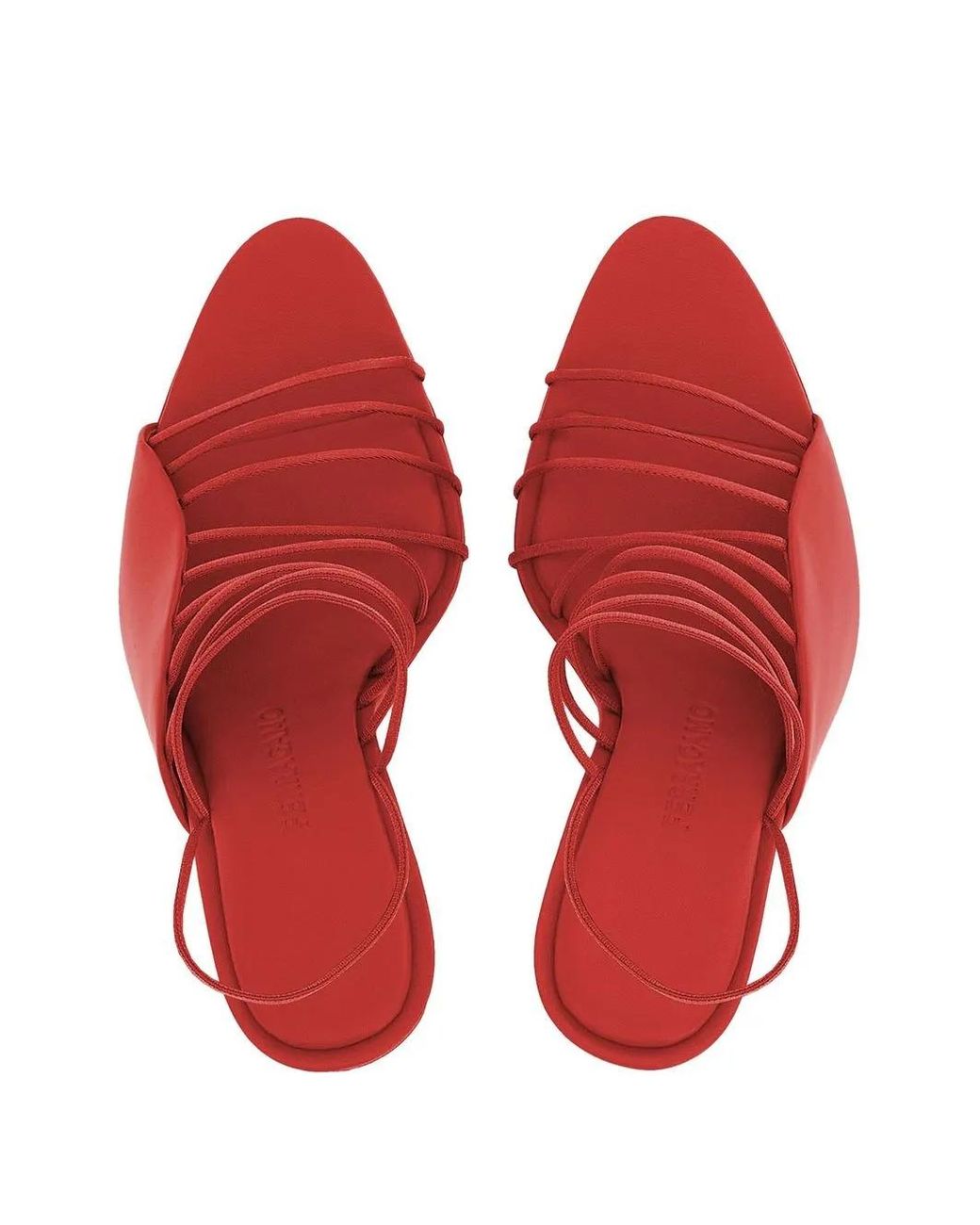 Ferragamo Red Altaire High Heel Sandals