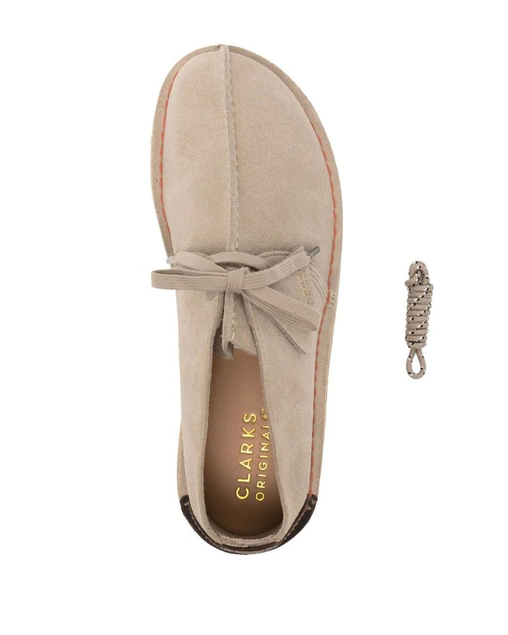 Clarks Natural Desert Trek Suede Shoes for men