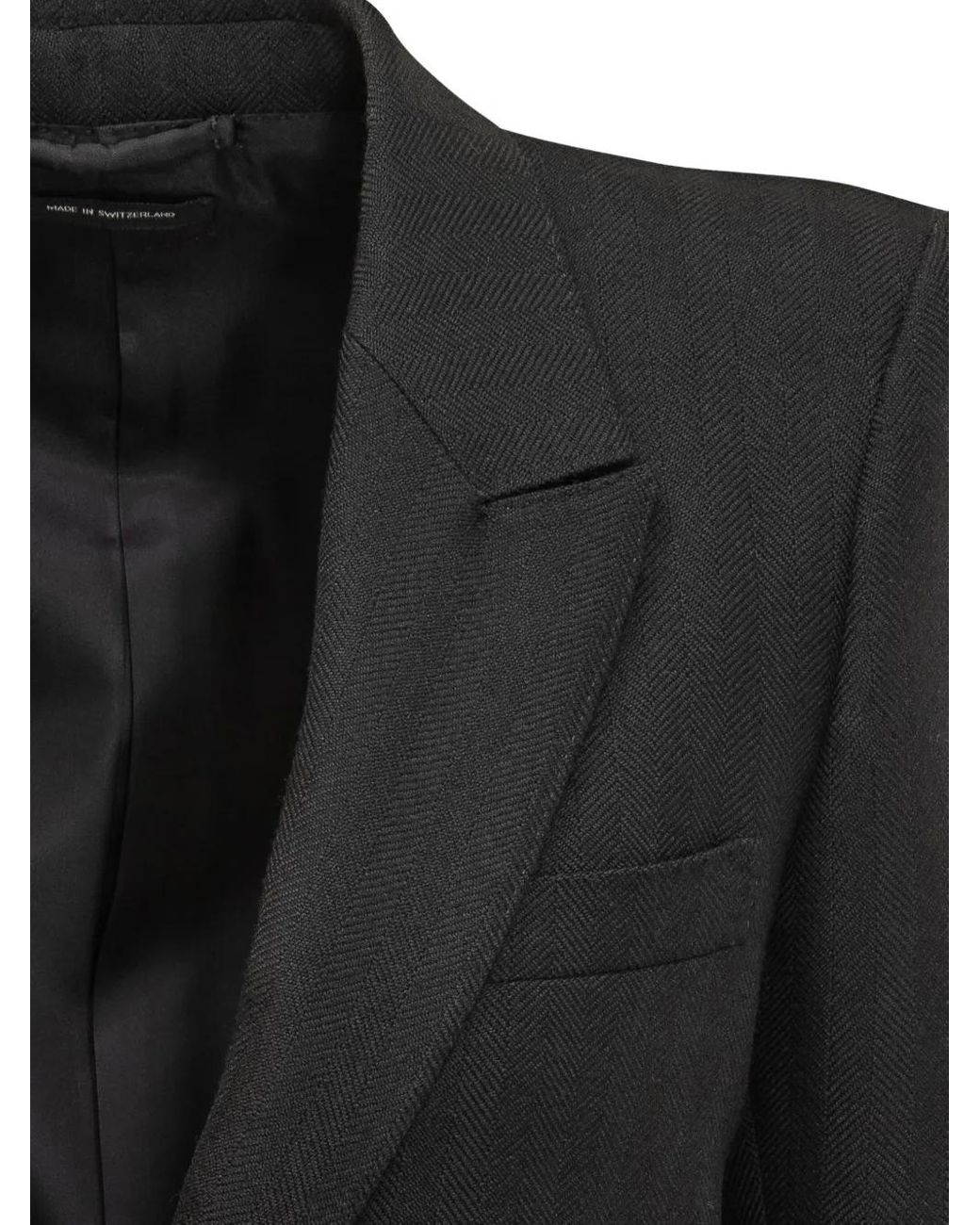Tom Ford Black Notched-Lapel Single-Breasted Blazer