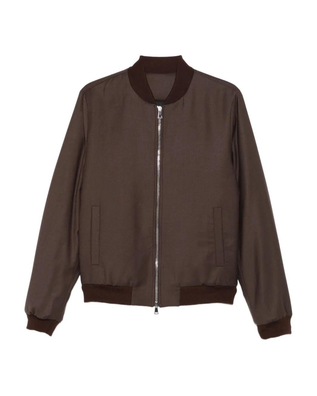 Costumein Brown Zip Jacket for men
