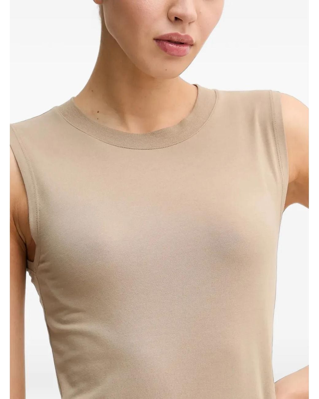 Marc O' Polo Natural Crew-Neck Sleeveless Dress