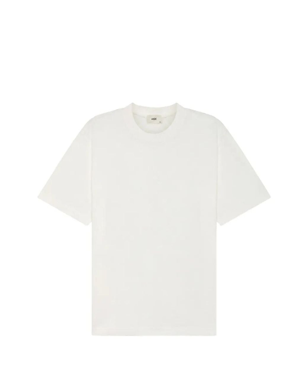 Autry White Tonal-Logo Cotton T-Shirt