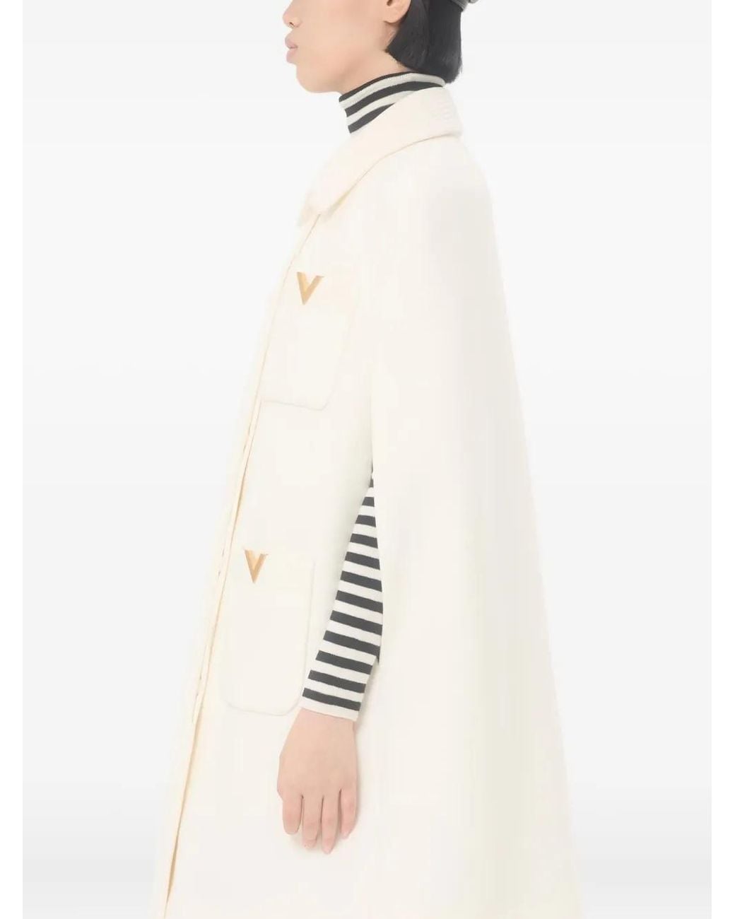 Valentino Garavani Natural Drill Double Cape