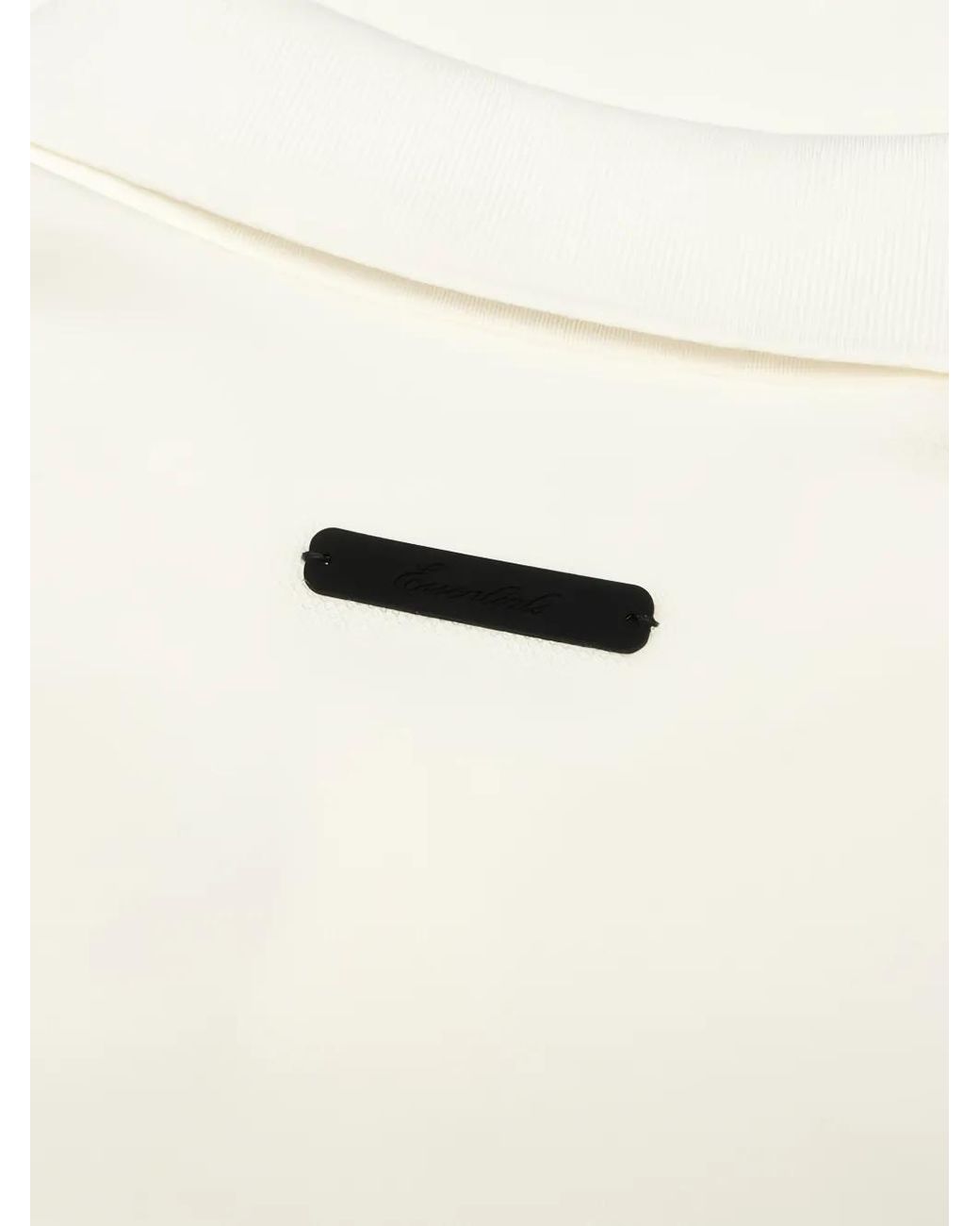 Fear Of God White Essentials 90S Cropped Polo Shirt for men
