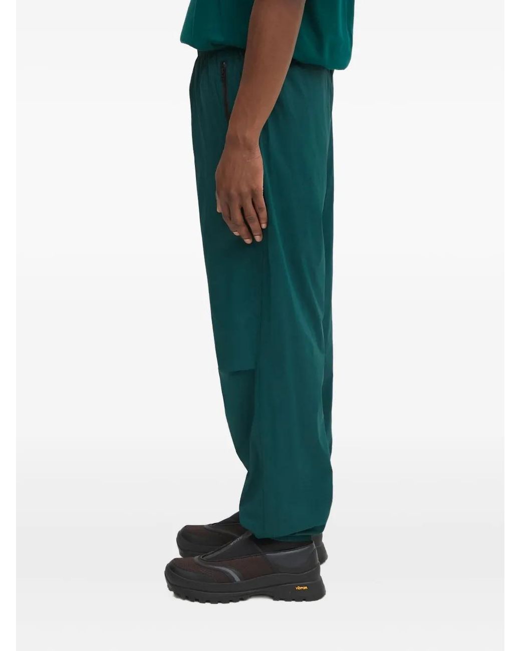 The North Face Green Zip-Pocket Elasticated Trousers for men