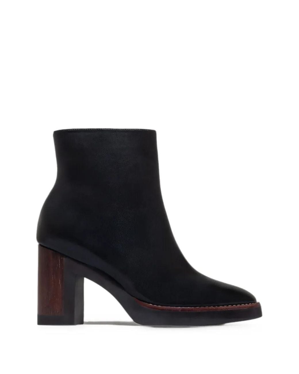 Bernardo Black Nara Block-Heel Ankle Boots