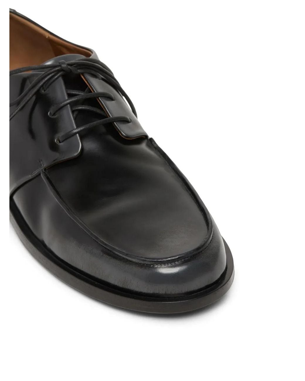 Marsèll Black Mocasso Leather Derby Shoes for men