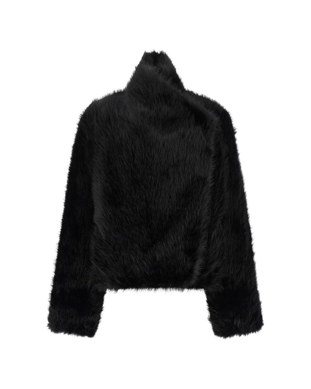BB COUTURE Black Jackie First Faux-Fur Jacket