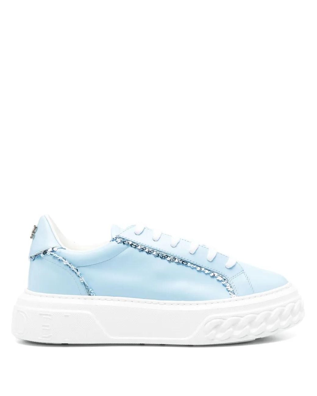 Casadei Blue Off Road Lace-Up Sneakers