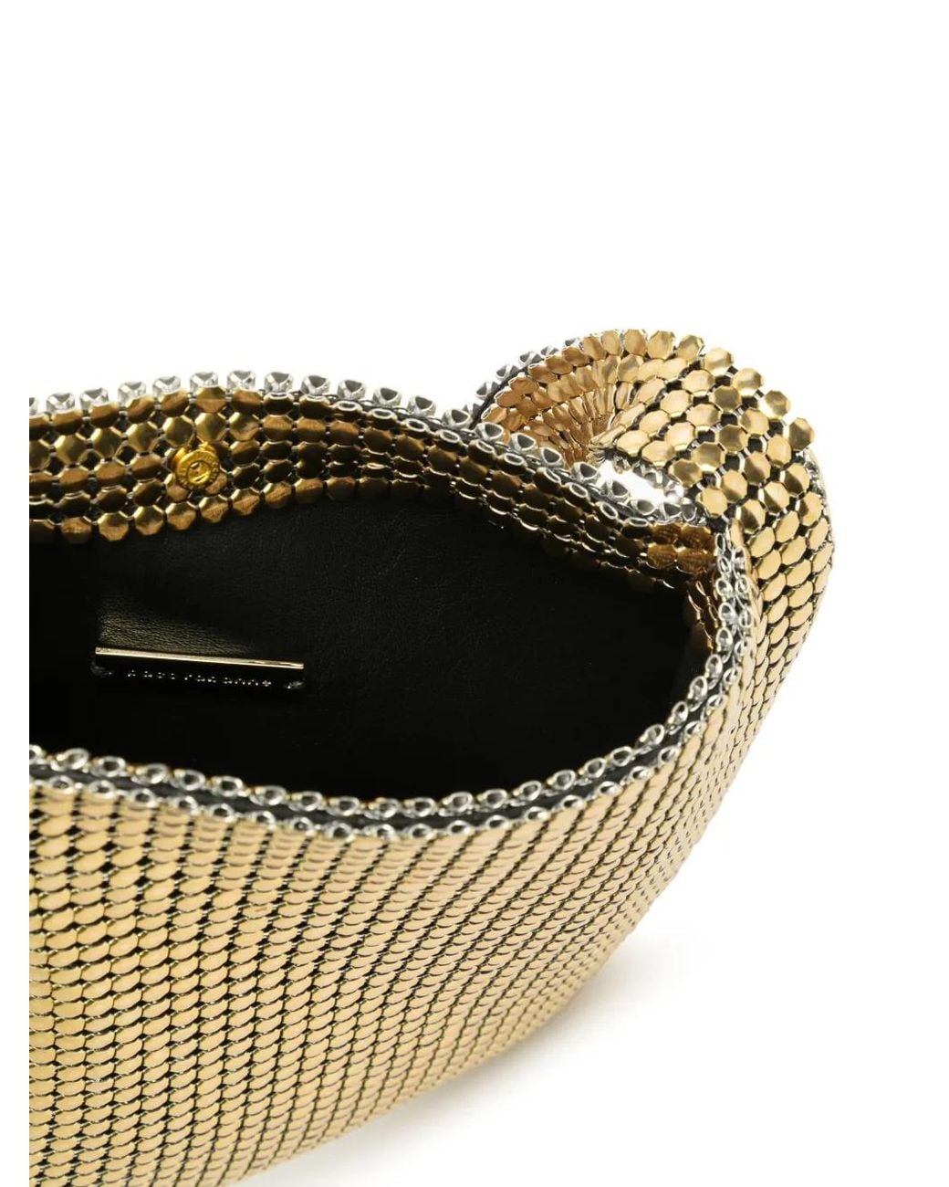 Rabanne Pixel Metallic-Finish Shoulder Bag