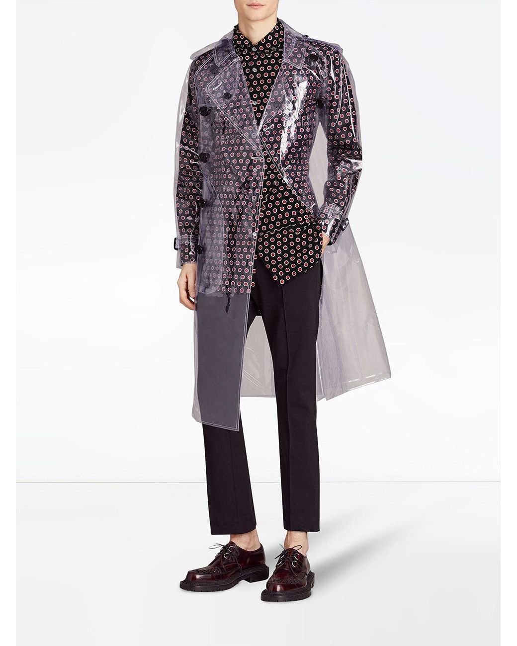 Burberry clear trench coat outlet