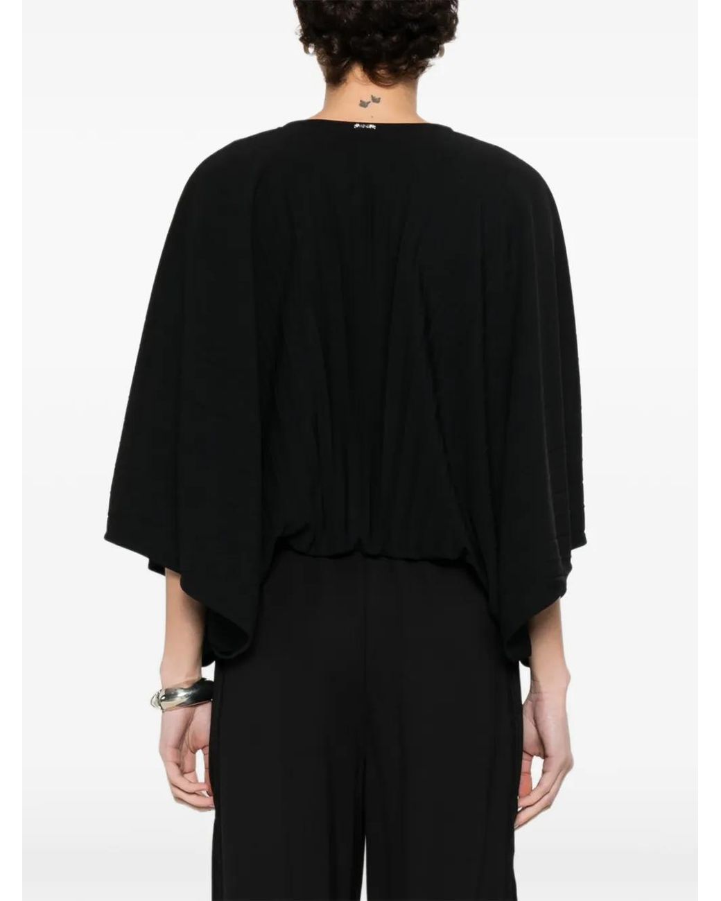 Twinset Black Short-Sleeve Blouse