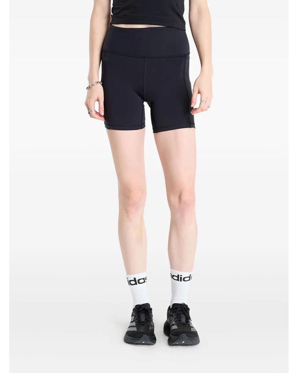 Under Armour Blue High-Waisted Bull Logo Shorts