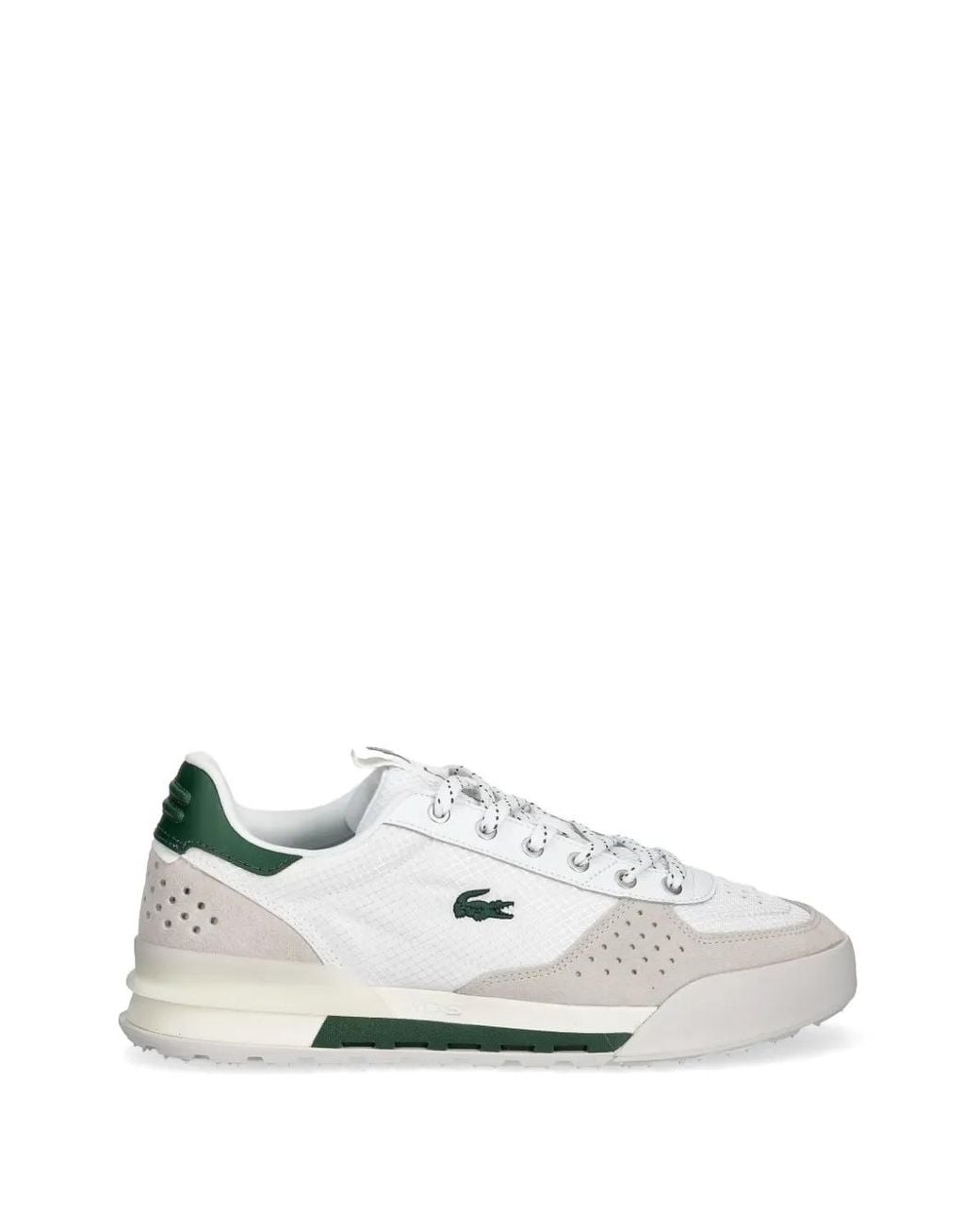 Lacoste White Baskets Slam Break À Patch Logo for men