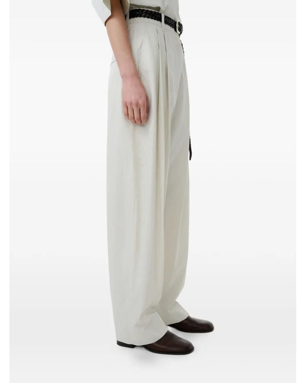 Studio Nicholson White Acuna Trousers