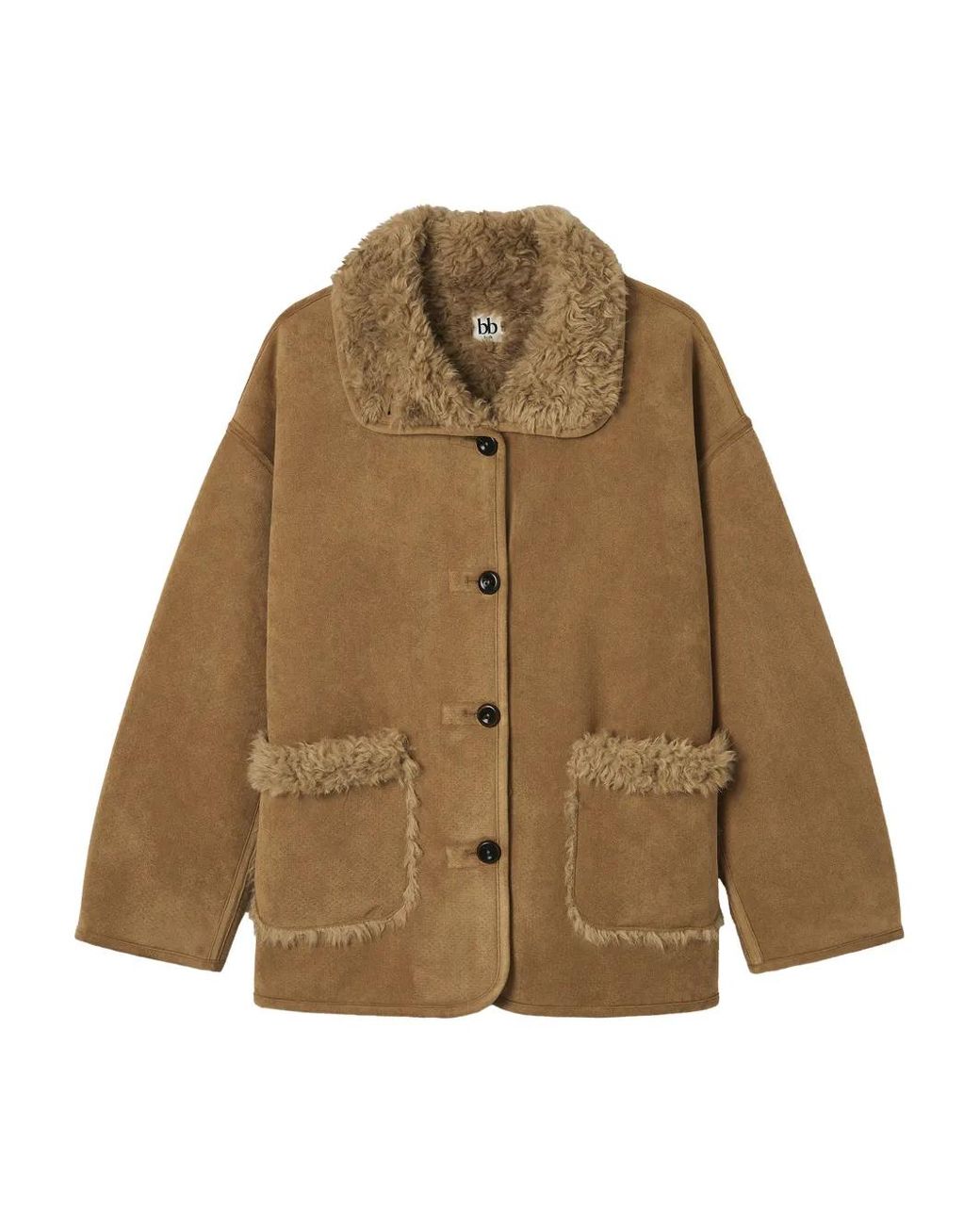 B+ AB Natural Veste À Boutonnière