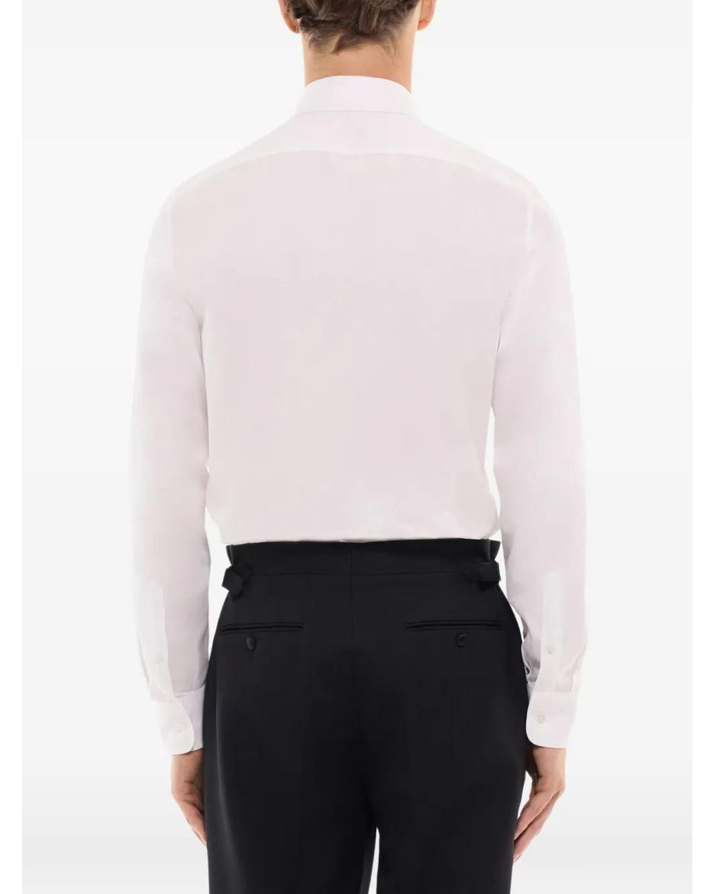 Fursac White Long-Sleeve Formal Shirt for men