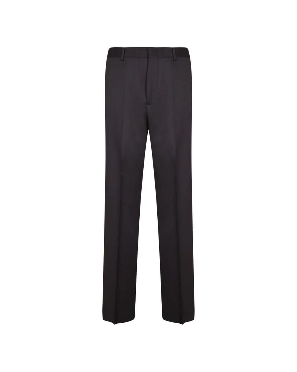 Tagliatore Blue Pressed-Crease Tailored Trousers for men