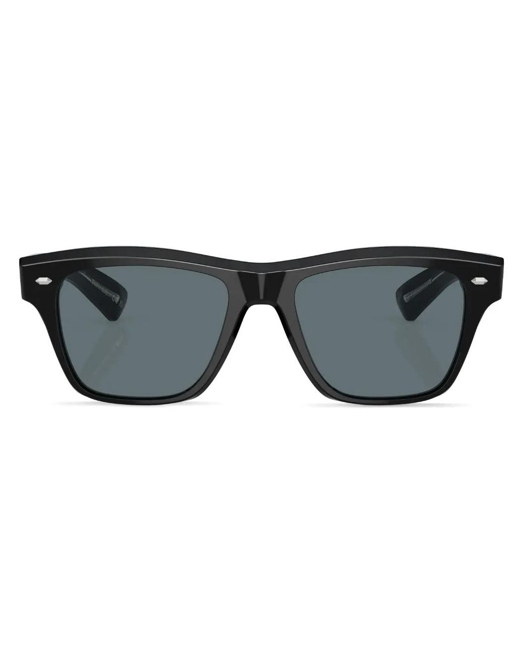 Oliver Peoples Black Sixties Square-Frame Sunglasses
