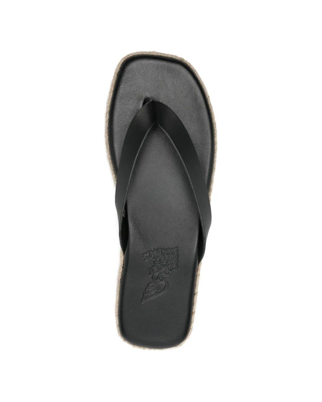 Ancient Greek Sandals White Espadrille Solon Sandals for men