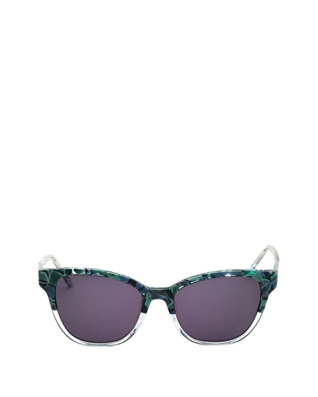 Draper James Purple Square-Frame Sunglasses