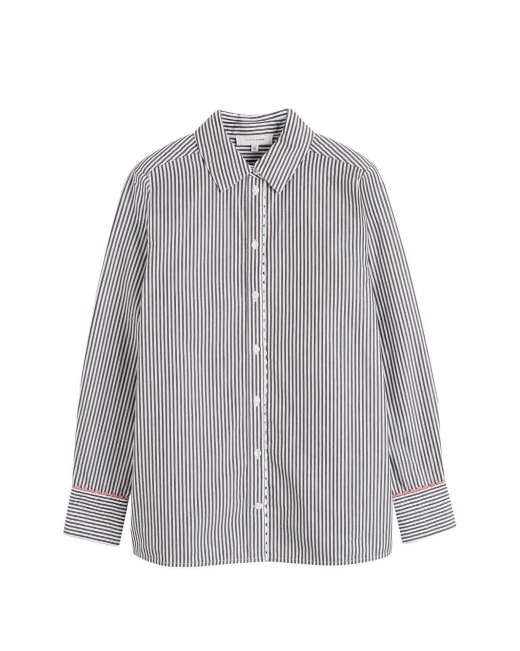 Chinti & Parker Gray Striped Shirt