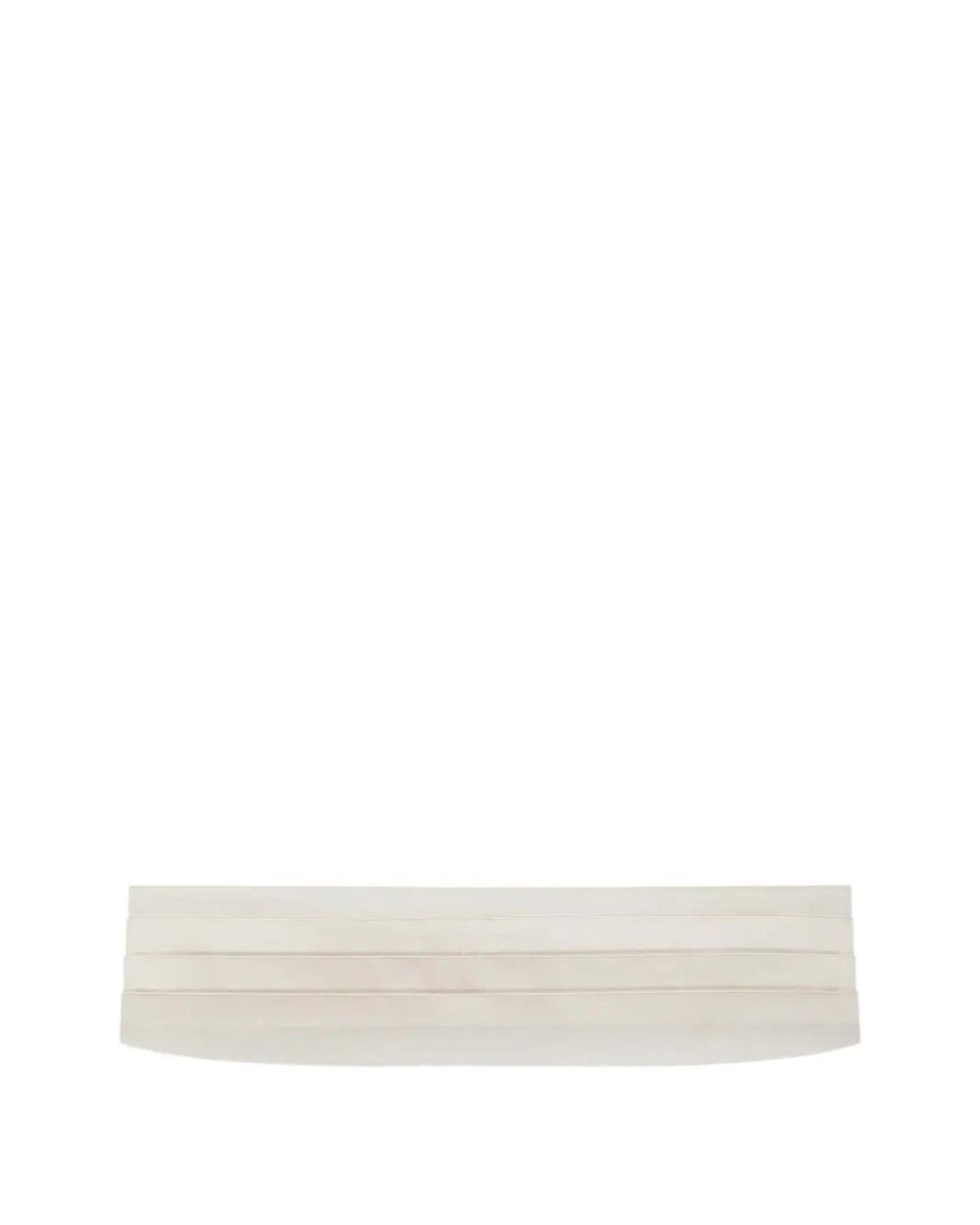 Dolce & Gabbana White Satin Cummerbund for men