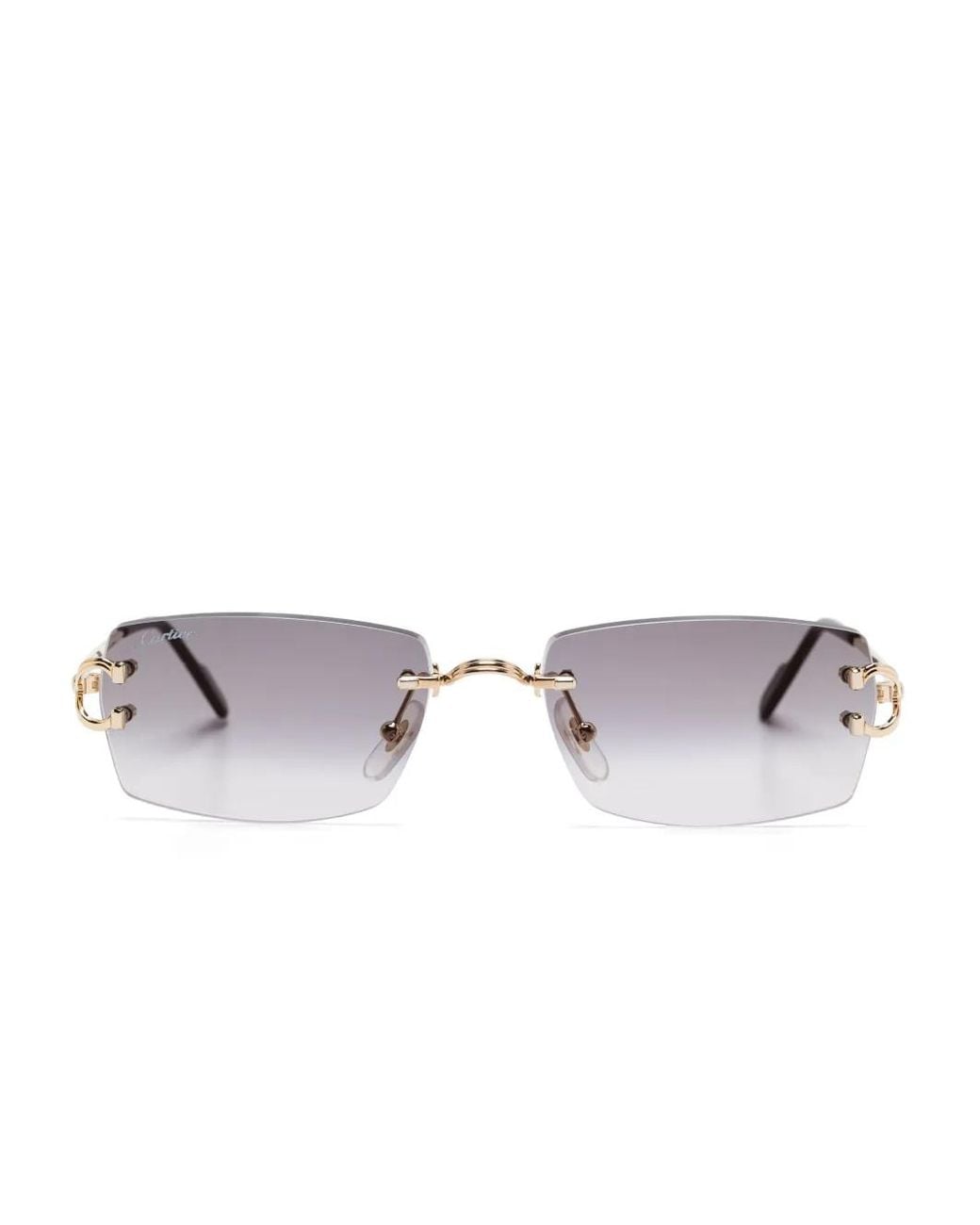 Cartier Metallic Signature C De Cartier Sunglasses