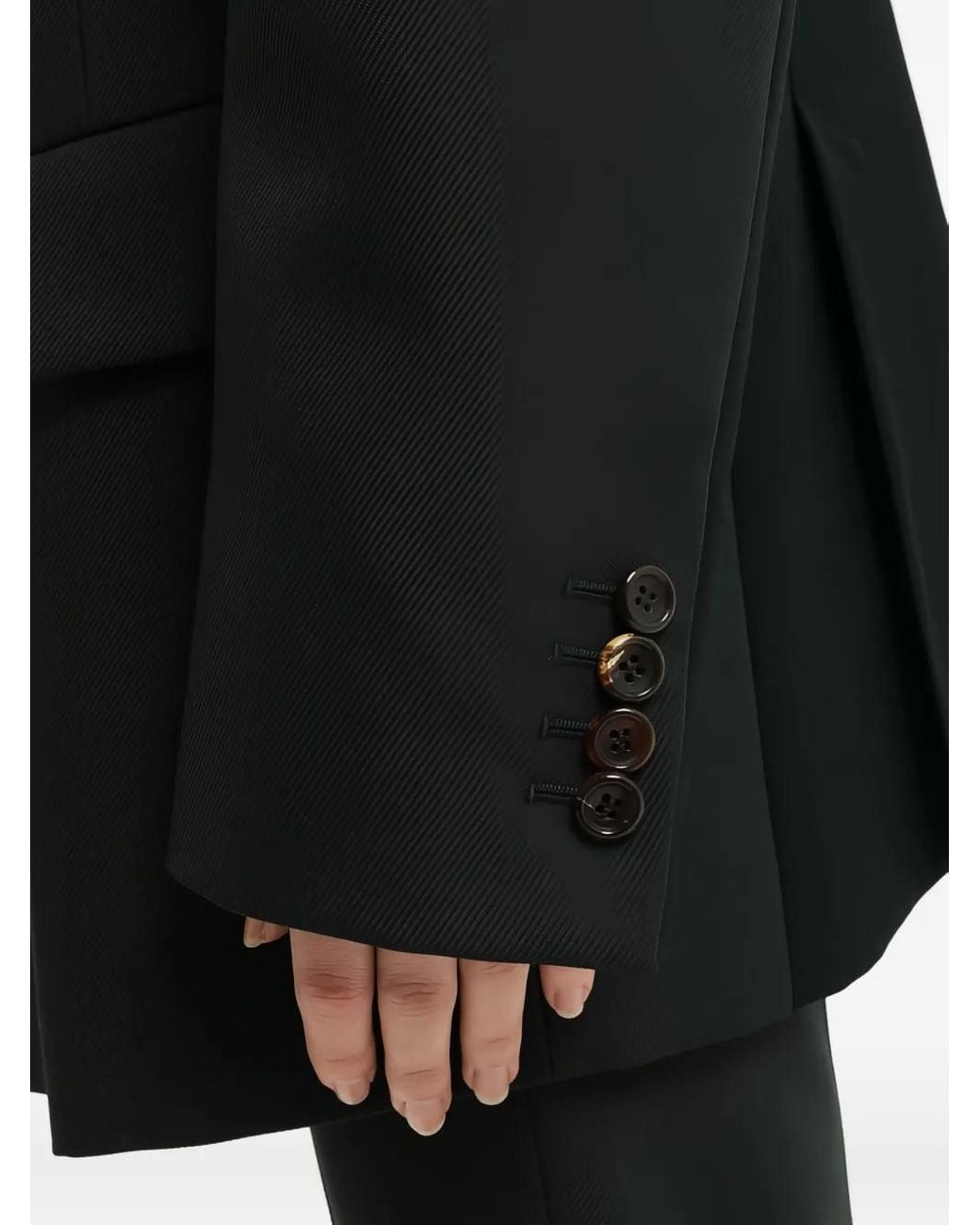 1989 STUDIO Black Double-Breasted Blazer