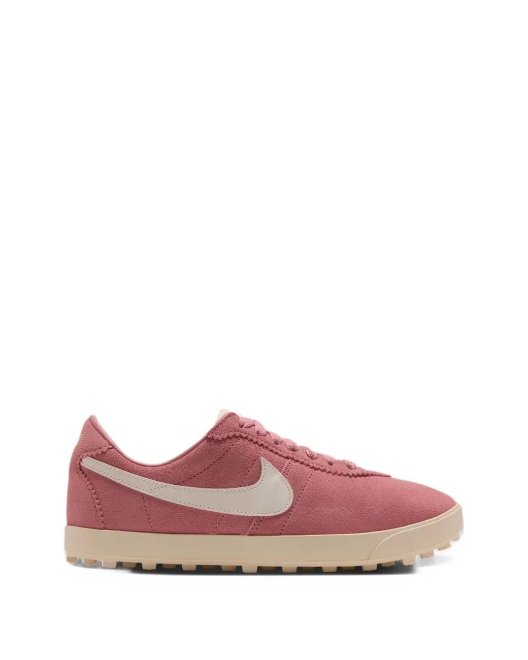 Nike Pink Astrograbber Suede Sneakers
