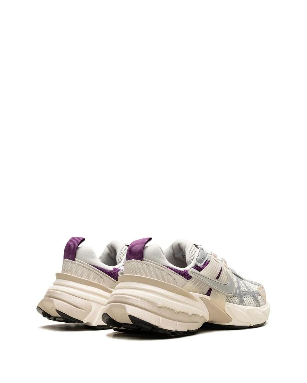 Nike White V2K Run Prm "Light Bone" Sneakers