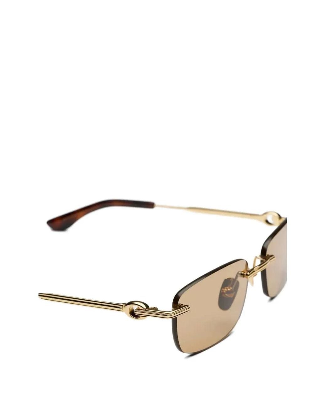 Chimi Natural Cadence Navigator Rimless Rectangle-Frame Sunglasses