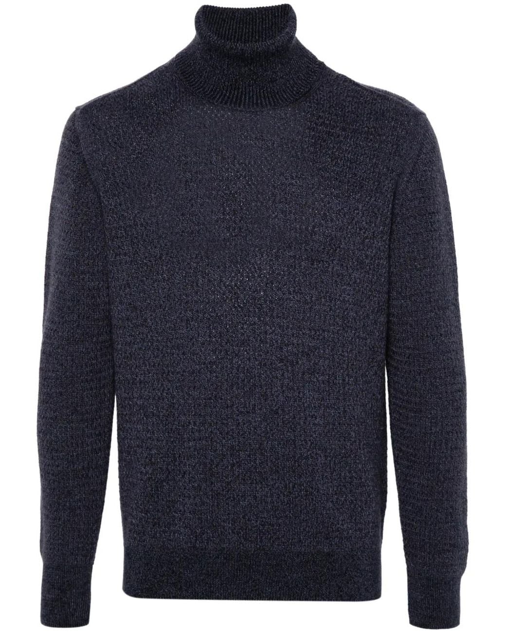 D4.0 Klassischer Pullover in Blue für Herren