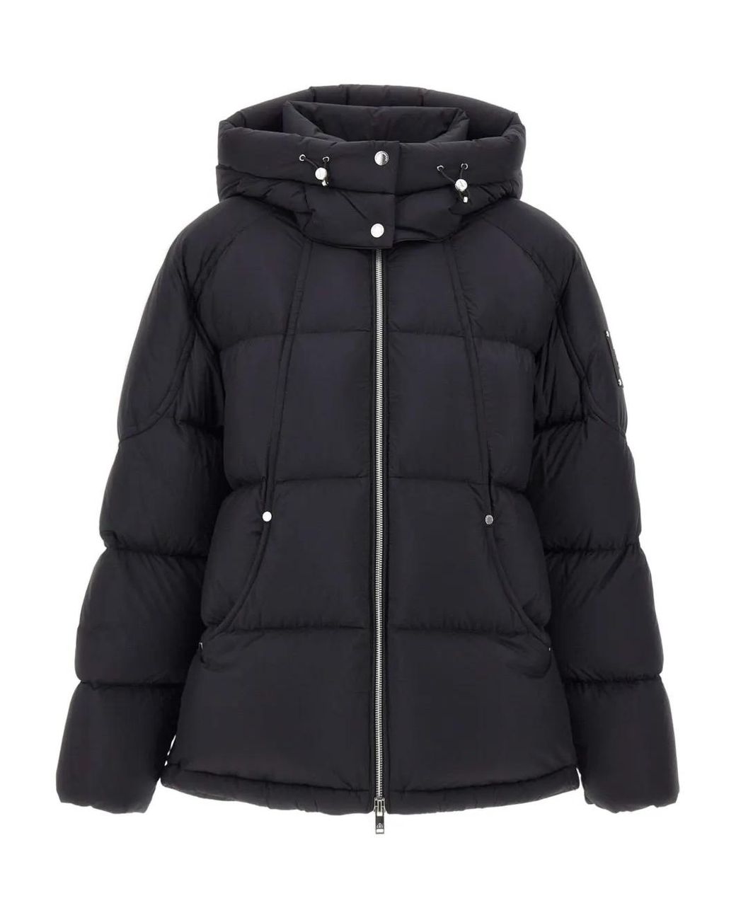 Moose Knuckles Black Removable-Hood Puffer Jacket