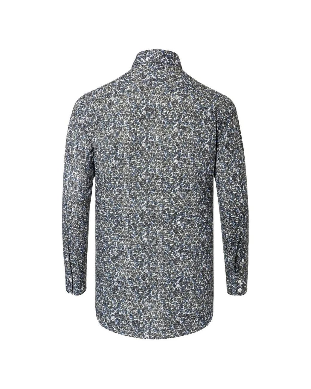 Billionaire Blue Chemise Jason À Fleurs for men