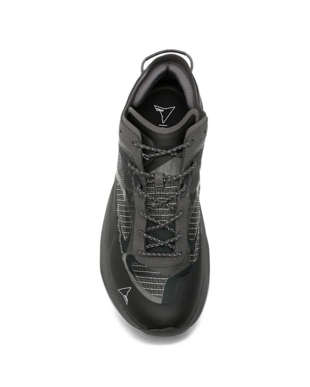Roa Gray Panelled Lace-Up Sneakers for men
