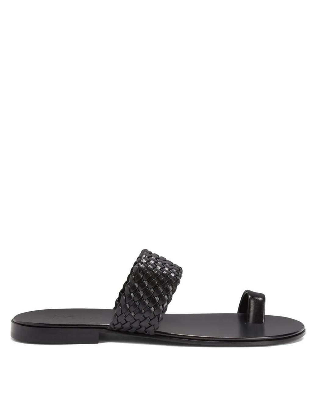 Giuseppe Zanotti Black Thibaut Slides for men